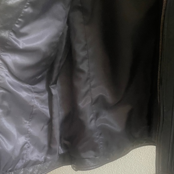 Bernardo Black Leather Jacket - Picture 12 of 14